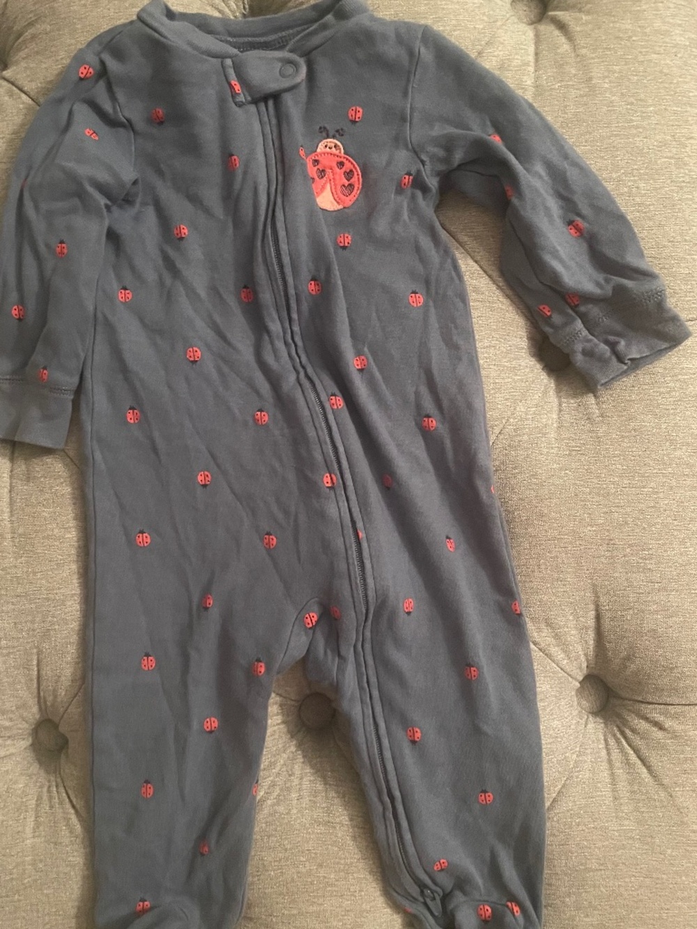 Carter's Baby Footed Pajamas 2-Piece Lot 9M